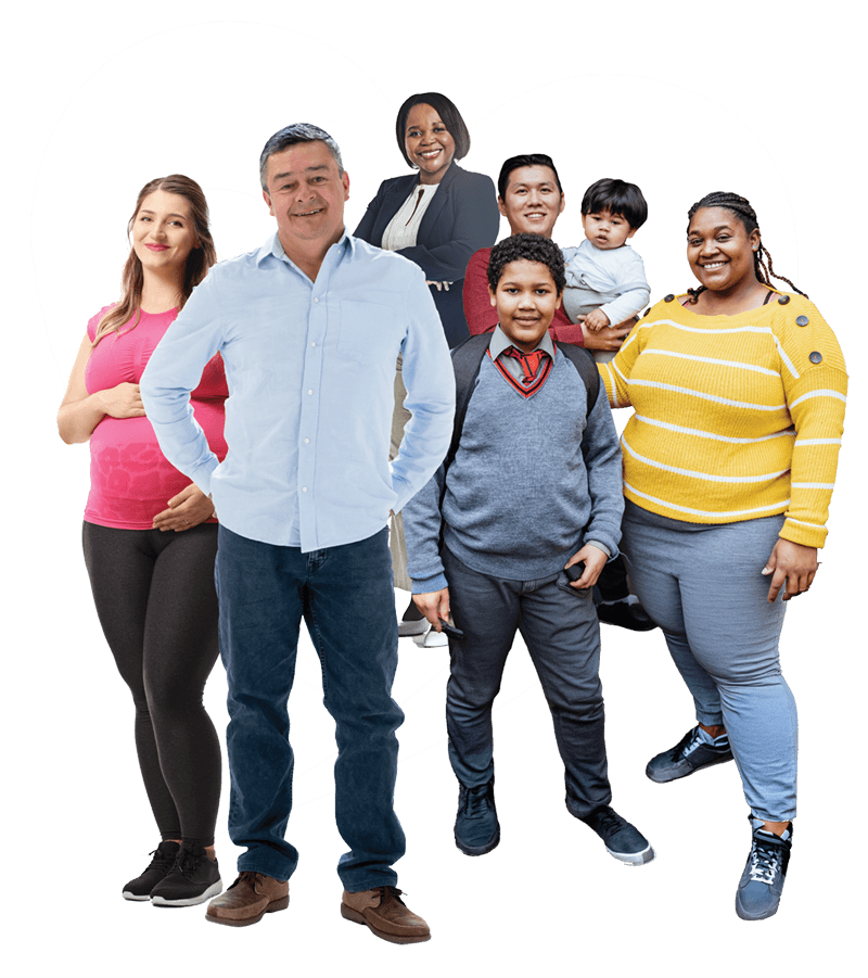Group of People who use LiveWell Reading and WestBerkshire's Healthy Weight Service