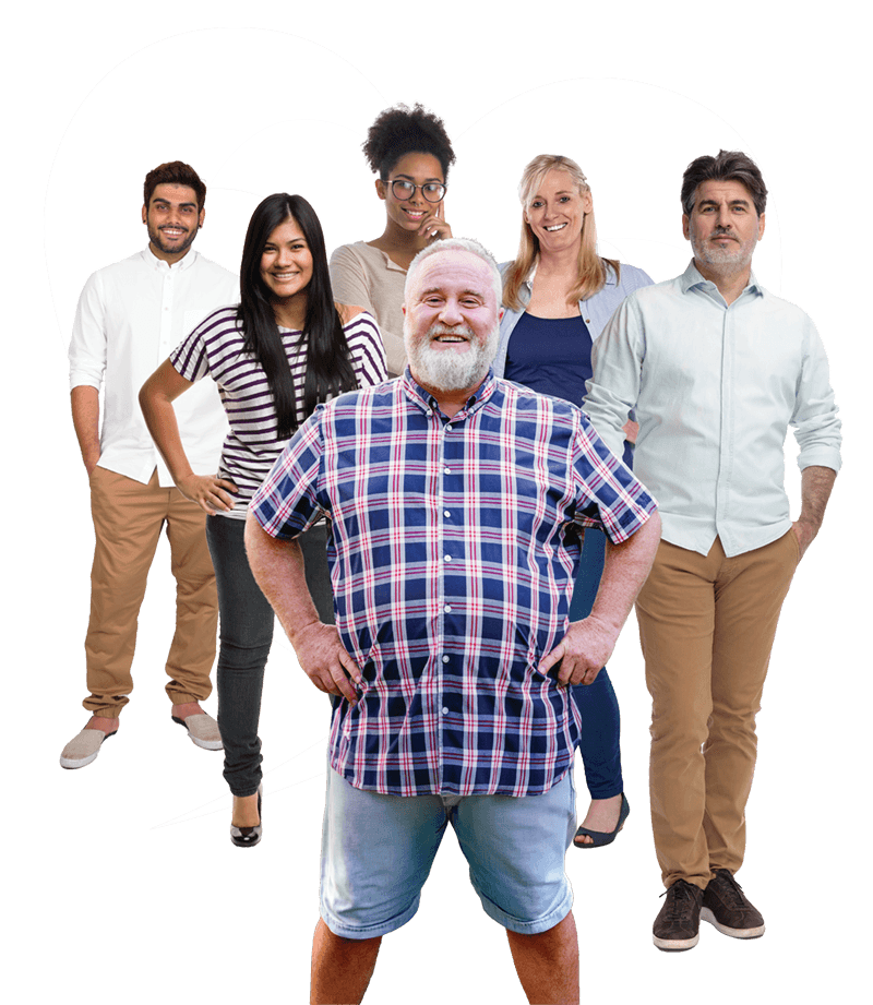 Group of People who use LiveWell Reading and WestBerkshire's Stop Smoking Service